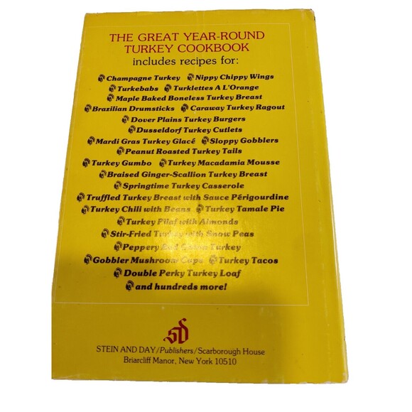 The Great Year-Round Turkey Cookbook by Anita Borghese HCDJ - Picture 2 of 11